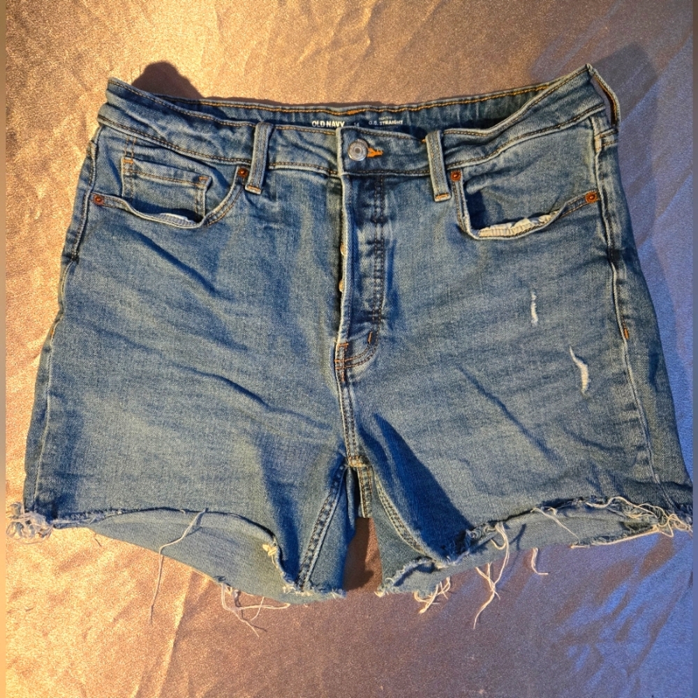 Old Navy OG Straight High Rise Jean Shorts